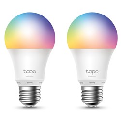 TP-Link Tapo Smart Wi-Fi Multicolour Bulb (E27) [2-Pack]