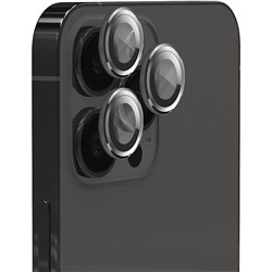 EFM Camera Lens Armour for iPhone 15 Pro/15 Pro Max (Carbon)