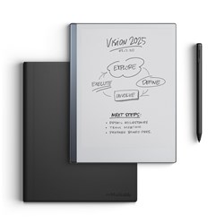 reMarkable 2 10.3' Paper Tablet with Marker Plus and Premium Leather Book Folio (Black)