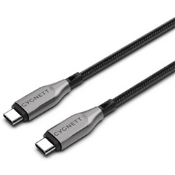 Cygnett Armoured USB-C to USB-C Cable 50cm (Black)