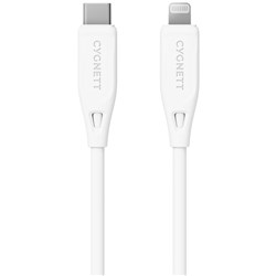 Cygnett Charge & Connect Lightning to USB-C Cable V2 1.2m (White)