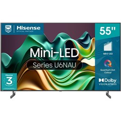 Hisense 55' U6NAU Mini-LED 4K QLED Smart TV [2024]