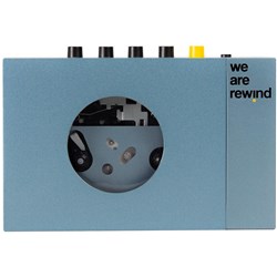 We Are Rewind Portable Bluetooth Cassette Player (Kurt Blue)