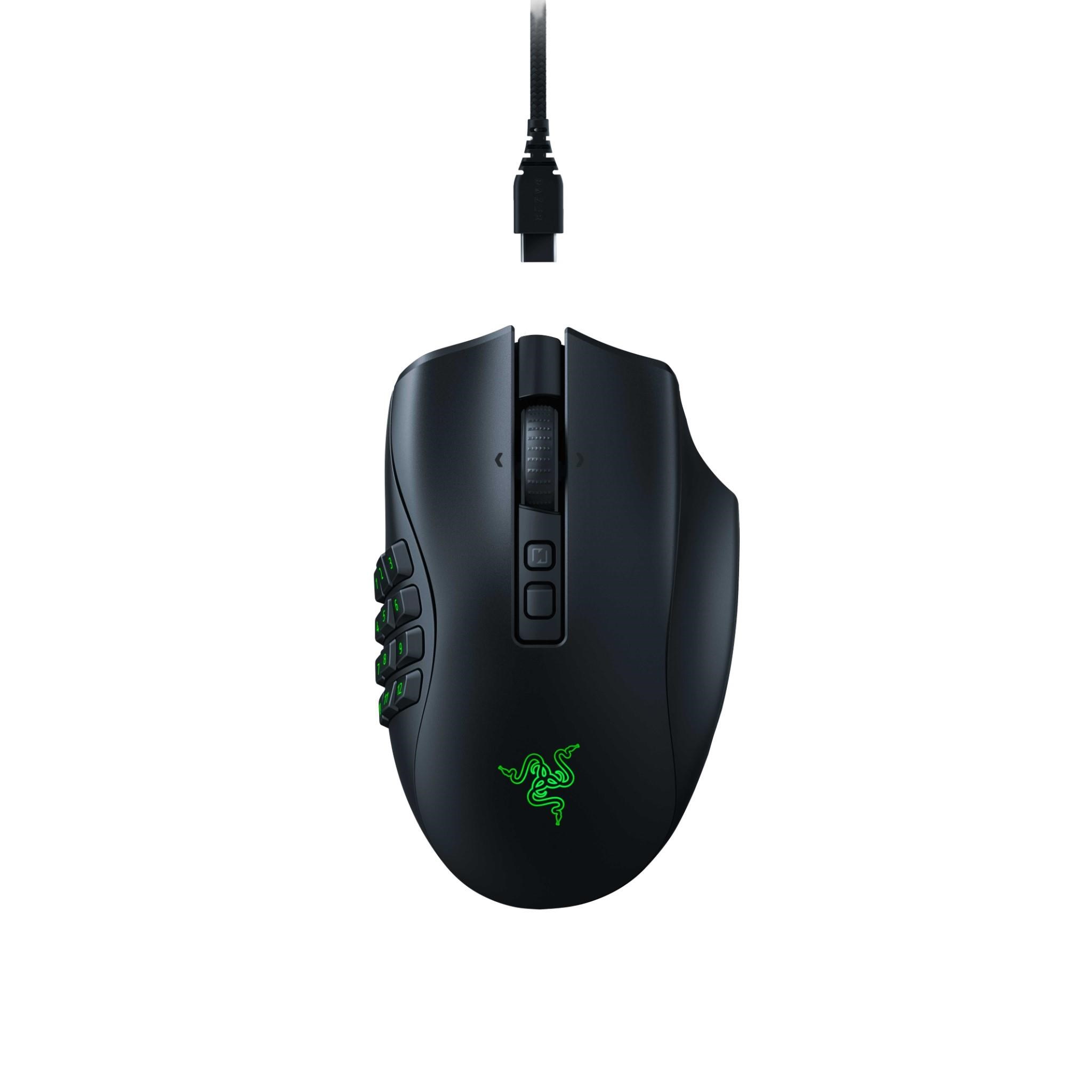 Razer Naga V2 Pro Wireless MMO Gaming Mouse | Gaming Keyboards & Mice ...