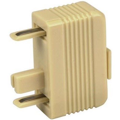 Jackson 605 to RJ12/45 Telephone Adaptor (Beige)