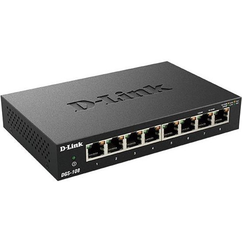 D-Link 8-Port Gigabit Desktop Switch (Metal Housing)