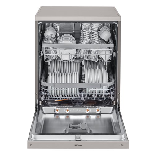 LG XD4B24PS TrueSteam 14 Place Setting Dishwasher (Platinum Steel)