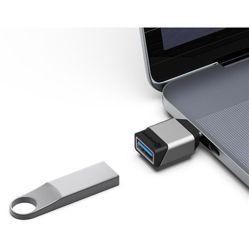 ALOGIC Ultra Mini USB-C to USB-A Adapter (Space Grey)