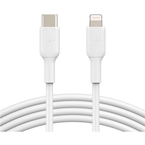 Belkin BoostUp Charge USB-C to Lightning Cable 1m (White)