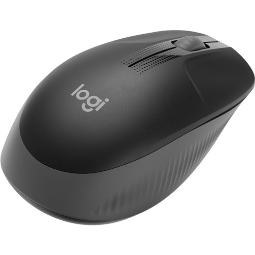 Logitech M190 Wireless Mouse (Charcoal)