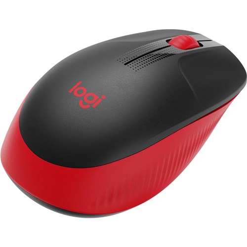 Logitech M190 Wireless Mouse (Red)