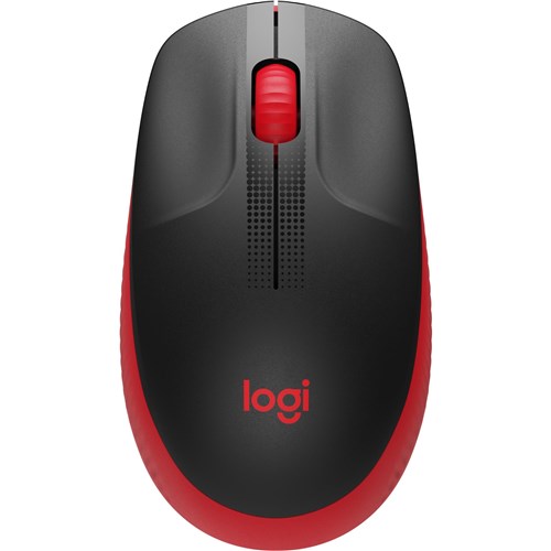 Logitech M190 Wireless Mouse (Red)