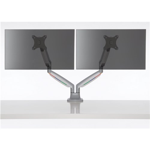 Kensington SmartFit One Touch Height Adjustable Dual Monitor Arm (Grey)