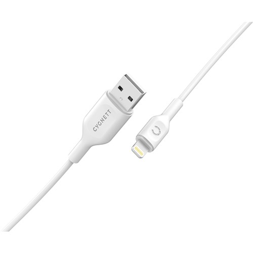 Cygnett Charge & Connect Lightning to USB-A Cable 1.2m (White)