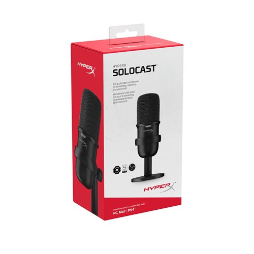 HyperX Solocast USB Condenser Gaming Microphone Black