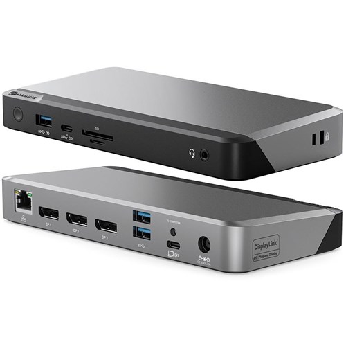 ALOGIC Universal Triple 4K Docking Station with 100W Power Delivery