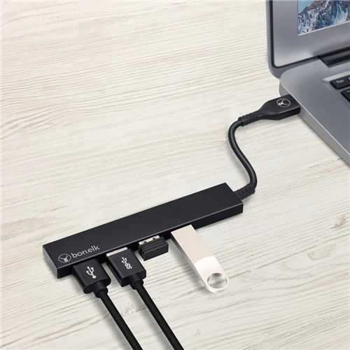 Bonelk Slim 4 Port USB-A 3.0 Hub