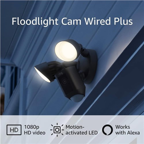 Ring Floodlight Cam Wired Plus (Black)