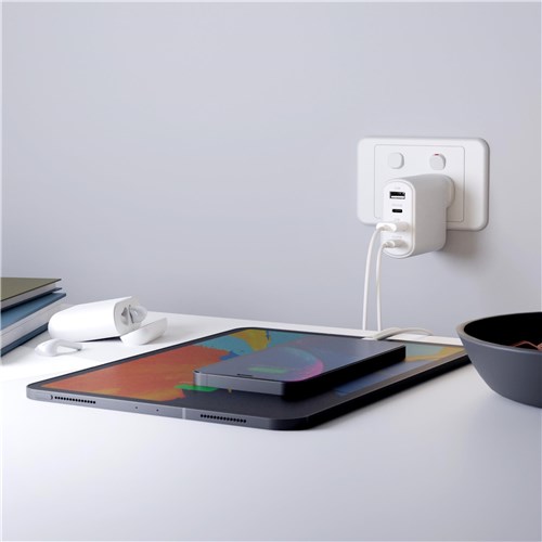 Cygnett PowerPlus 4 Port 45w PD Wall Charger (White)