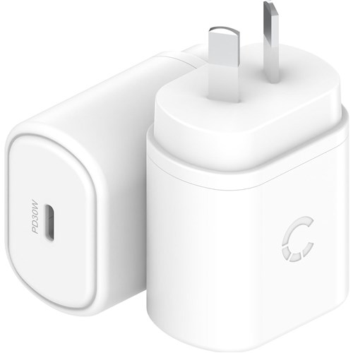 Cygnett 30W USB-C Wall Charger (White)