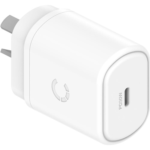 Cygnett 30W USB-C Wall Charger (White)