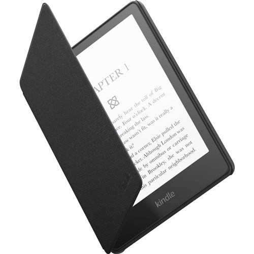 Kindle Paperwhite Leather Cover for 11th Gen (Black)