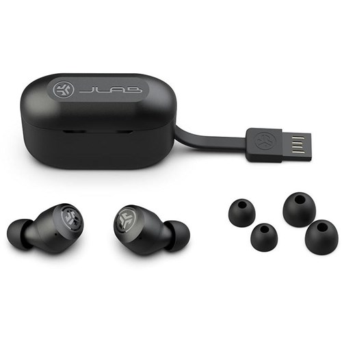 JLab Go Air Pop True Wireless In-Ear Headphones (Black)