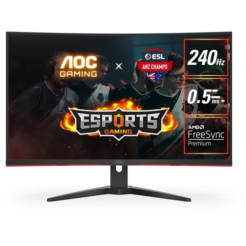 AOC C32G2ZE 32' FHD 240Hz Curved Gaming Monitor