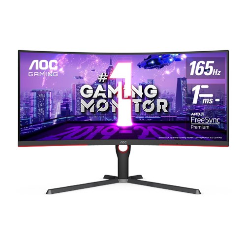 AOC CU34G3S 34' WQHD 165Hz Curved Gaming Monitor