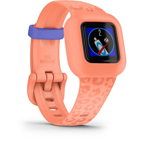 Garmin Vivofit jr. 3 Fitness Tracker (Peach Leopard)