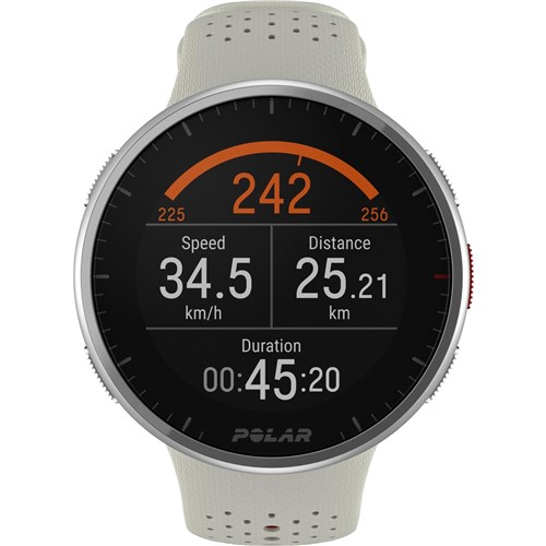 Polar Pacer Pro Advanced GPS Running Watch (Snow White)