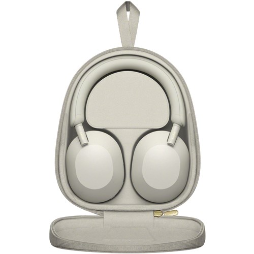 Sony WH-1000XM5 Premium Noise Cancelling Wireless Over-Ear Headphones (Silver)