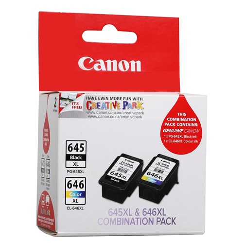 Canon PG-645XL & CL-646XL High Capacity Ink Cartridge (Black/Tri-Colour)