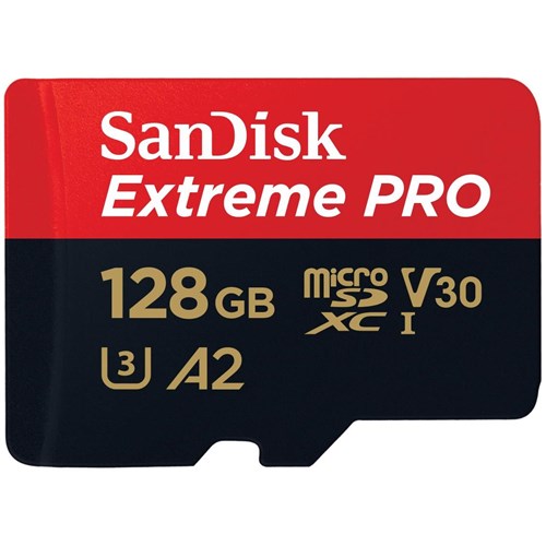 SanDisk Extreme PRO microSDXC 128GB 200MB/s Memory Card [2022]