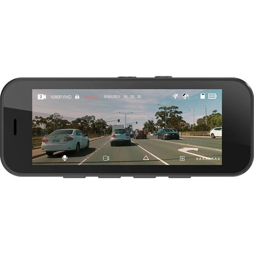 Kapture KPT-592 FHD Front & Rear Dash Camera with 3.2' Screen GPS Logger