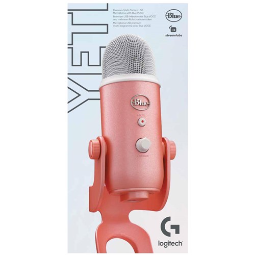 Blue Yeti USB Streaming Microphone (Sweet Pink)