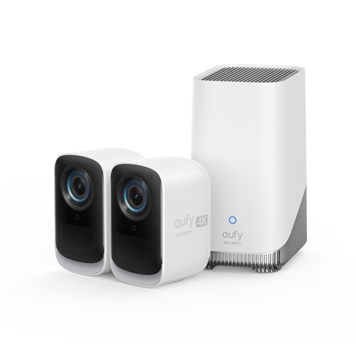 eufy Security eufyCam 3C 4K Wireless Home Security System (2-Pack)