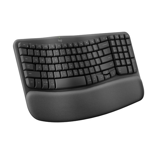 Logitech Wave Keys Wireless Ergonomic Keyboard (Graphite)