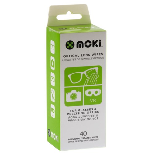 Moki Optical Lens Wipes (40 Pack)