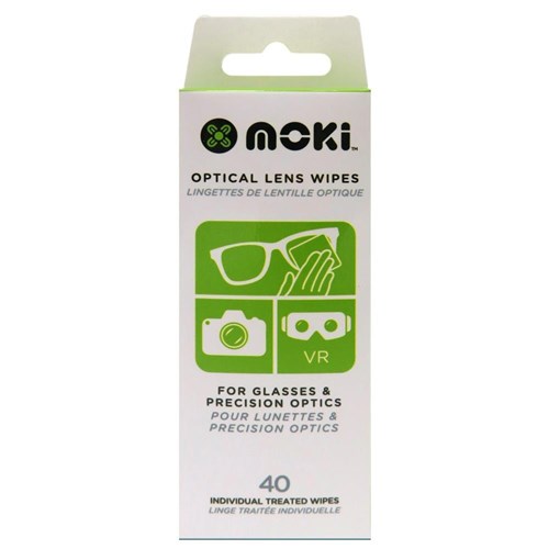 Moki Optical Lens Wipes (40 Pack)