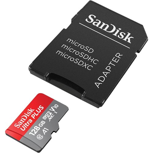 SanDisk Ultra Plus microSDXC 128GB Memory Card