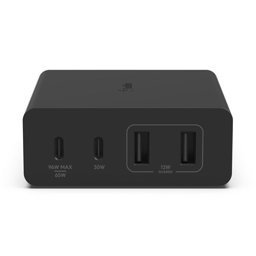 Belkin BoostCharge Pro 4-Port 108w GaN Charger (Black)