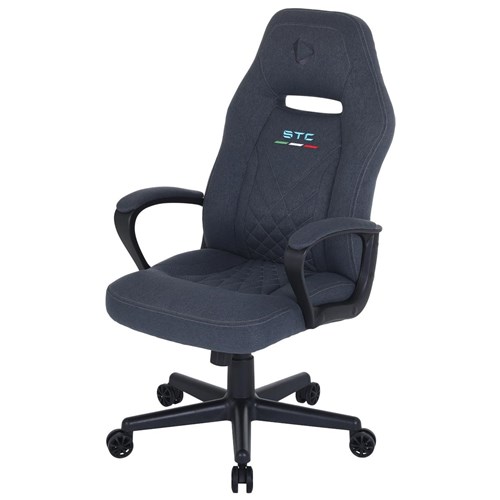 ONEX STC Compact S Series Gaming/Office Chair (Graphite) with Short pile Linen Fabric