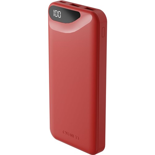 Cygnett ChargeUp Boost Gen3 10K Power Bank (Red)