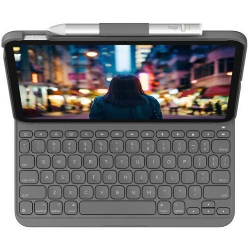 Logitech Folio Case for iPad A16/10th Gen (Grey)