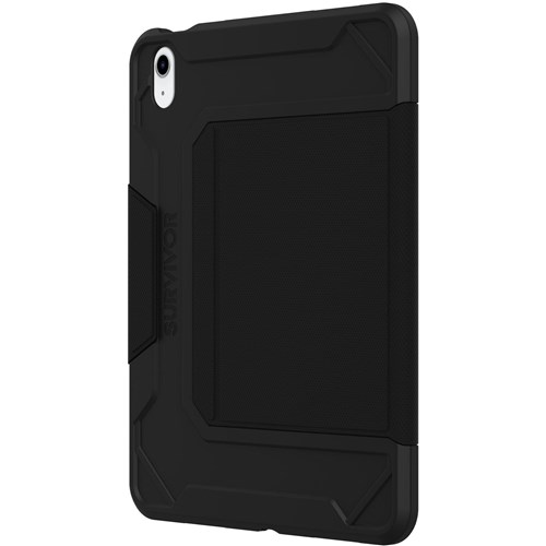 Griffin Survivor Rugged Folio Case for iPad 10.9' (Black)