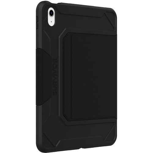 Griffin Survivor Rugged Folio Case for iPad 10.9' (Black)