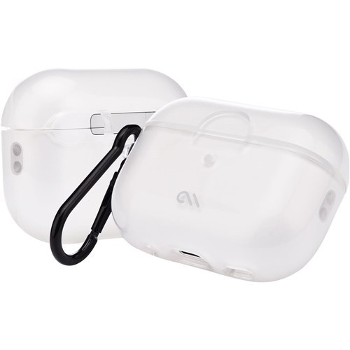 Case-Mate Tough Case with Carabiner Clip for AirPods Pro 1st/2nd Gen (Clear)