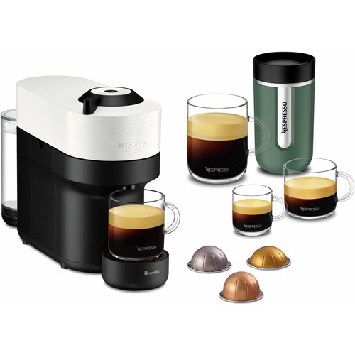 Breville Vertuo Pop Nespresso Machine (White)