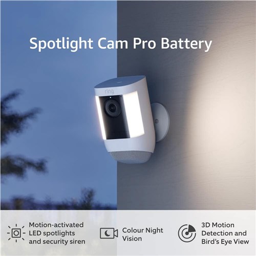 Ring Spotlight Cam Pro Battery (White)